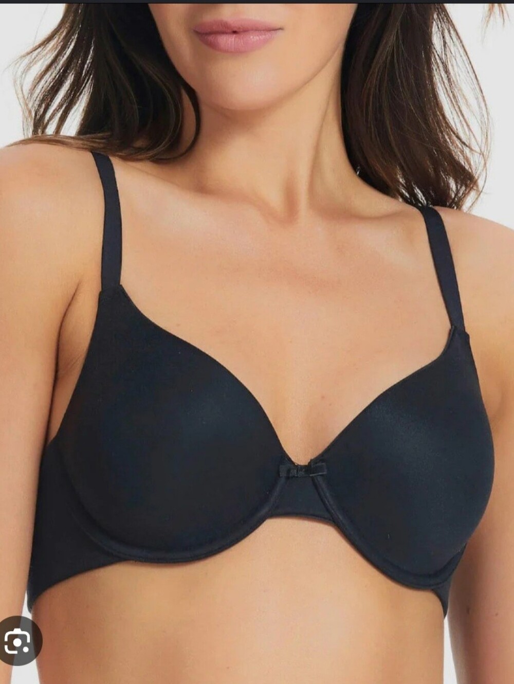 Secret Treasures Black Seamless Underwire T-Shirt Bra 38C